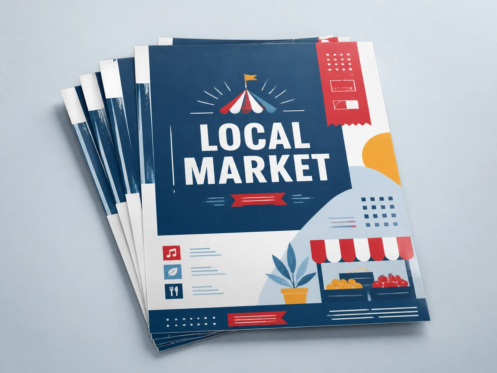 Full color flyers printed by Signature Postal
