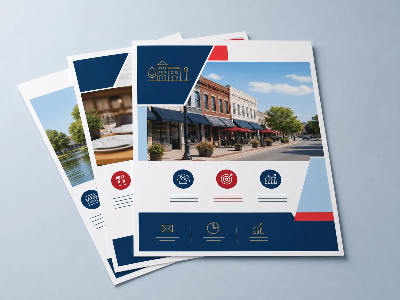 Printed one page product sell sheets
