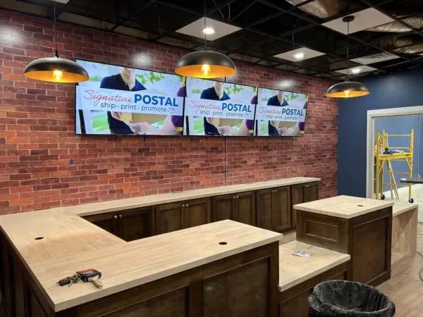 Signature Postal signs & banners work