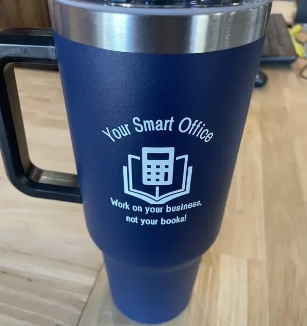 Signature Postal drinkware work