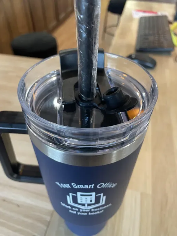Signature Postal drinkware work