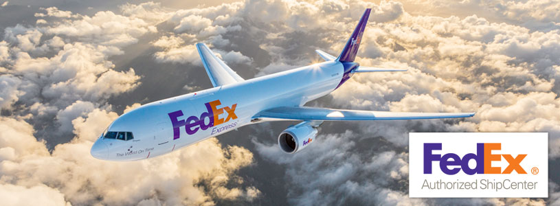 FedEx plane delivering packages from Fuquay Varina.