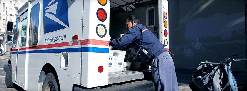 This is a US Postal Service Truck